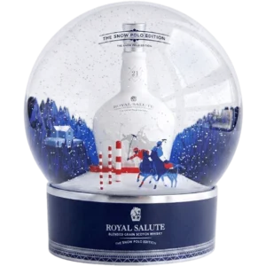 皇家禮炮 雪地馬球水晶球