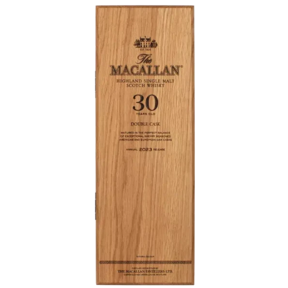 麥卡倫 30年雪莉雙桶 (新版木盒)2023 單一麥芽威士忌