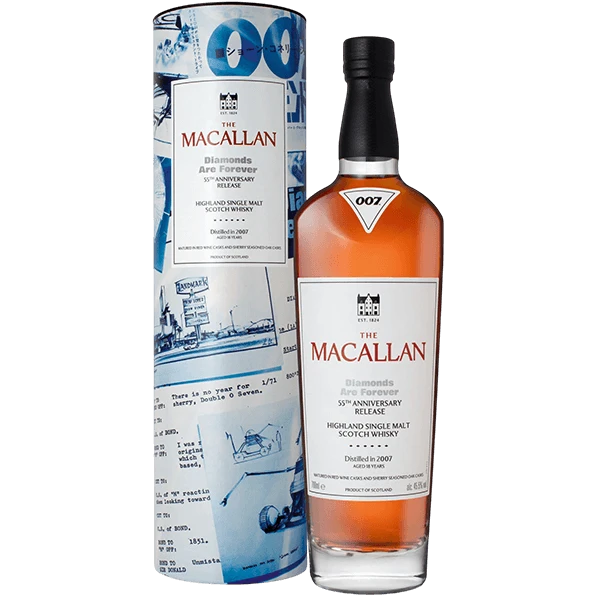 麥卡倫 金剛鑽 Diamonds Are Forever 55週年限量版單一麥芽威士忌