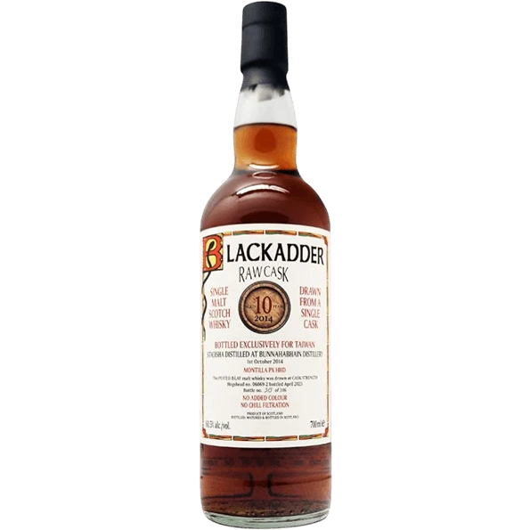 黑蛇裝瓶廠 2014布納哈本．矢淘沙10年 單一原桶單一麥芽蘇格蘭威士忌