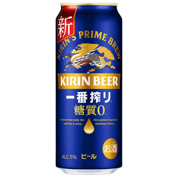 麒麟一番搾零糖質啤酒 500ML 24入