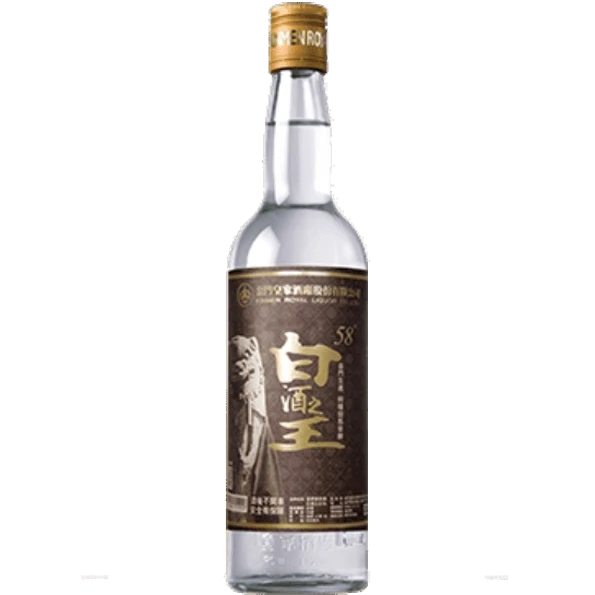 金門皇家酒廠 58°白酒之王高粱酒