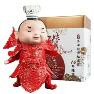 台灣菸酒 玉山台灣紅高粱酒16年陳高禮盒 三太子-讚