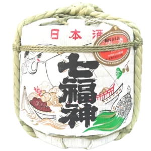 日本清酒 七福神 菰樽 1800ML