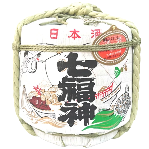 日本清酒 七福神 菰樽 1800ML