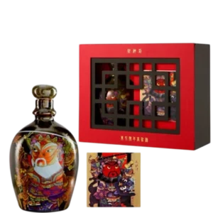 東引楊莉莉青花瓷-文武財神