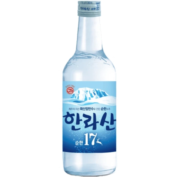 濟州島 漢拏山燒酒 17度