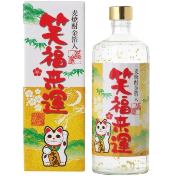 老松酒造 笑福來運金箔燒酎