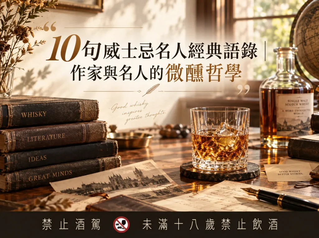 10句威士忌名人經典語錄｜作家與名人的微醺哲學