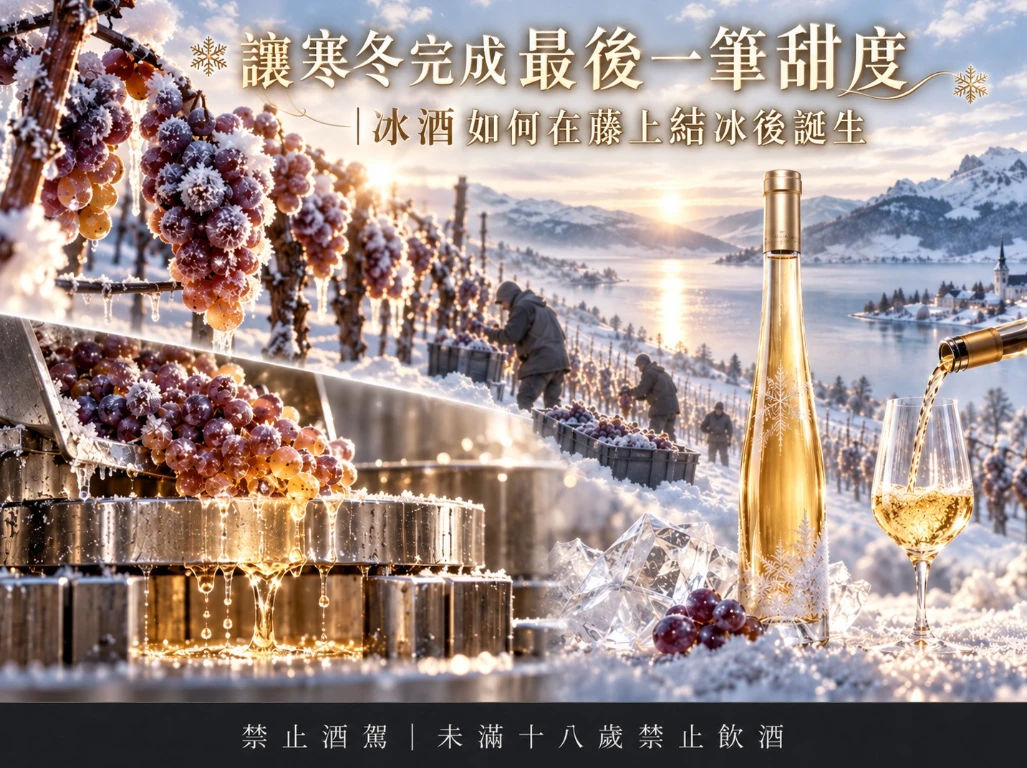 讓寒冬完成最後一筆甜度｜冰酒如何在藤上結冰後誕生