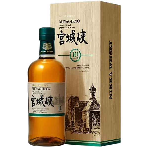 宮城峽 10年 單一麥芽威士忌 台灣精裝木盒限量版