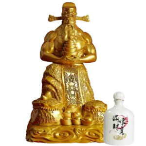 金門皇家酒廠 滿懷財寶肌肉財神爺-旺財酒