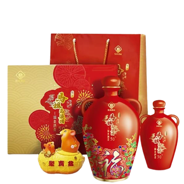 馬祖高粱 福氣滿盈鼠來寶禮盒組