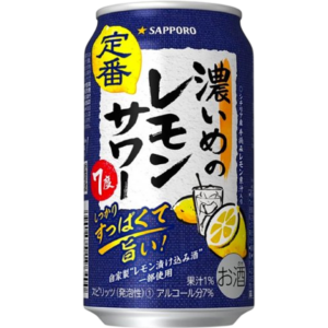 SAPPORO 濃郁檸檬沙瓦 350ML(24入)