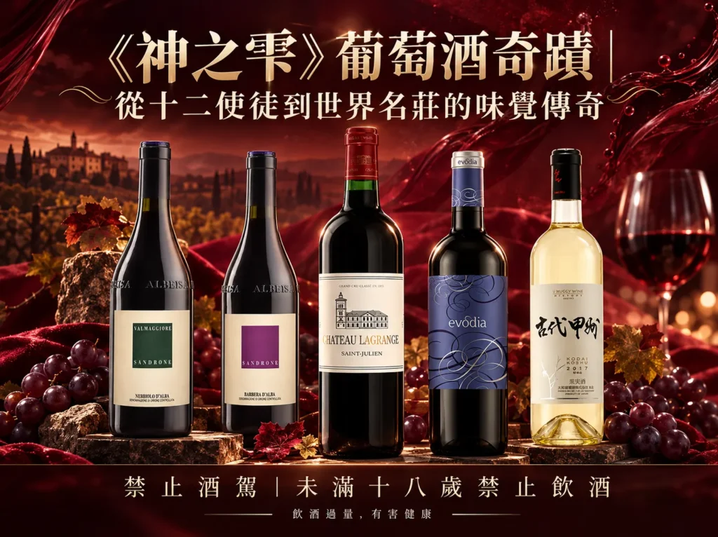《神之雫》葡萄酒奇蹟｜從十二使徒到世界名莊的味覺傳奇