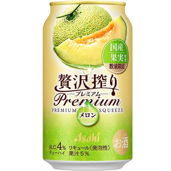 朝日 Asahi 贅澤搾 Premium 國產哈密瓜限定版 350ML(24入)