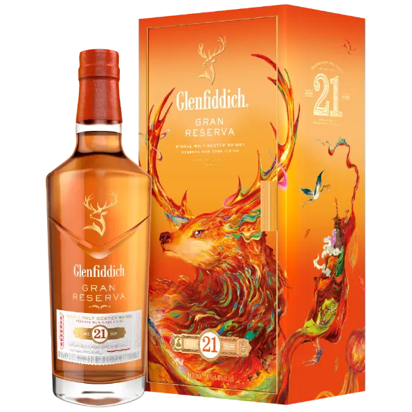 格蘭菲迪 21年單一麥芽威士忌(2025新年禮盒)
