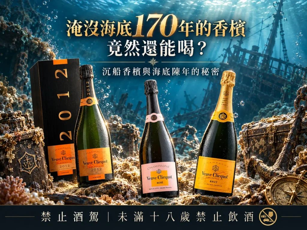 淹沒海底170年的香檳竟然還能喝？沉船香檳與海底陳年的秘密 珍