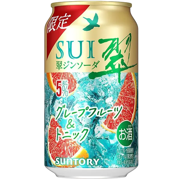翠 琴酒蘇打 葡萄柚通寧 350ML(24入)