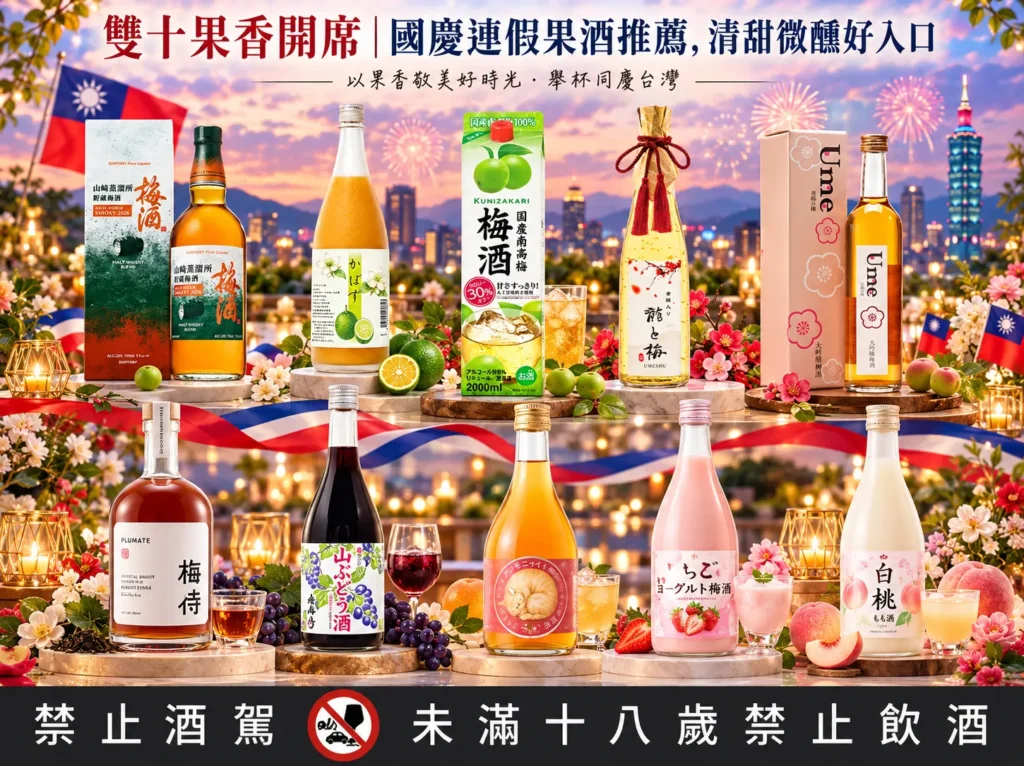 雙十果香開席｜國慶連假果酒推薦，清甜微醺好入口