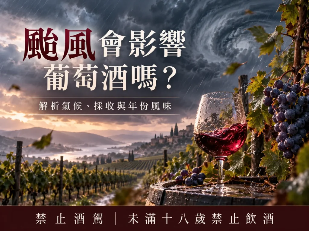 颱風會影響葡萄酒嗎？解析氣候、採收與年份風味