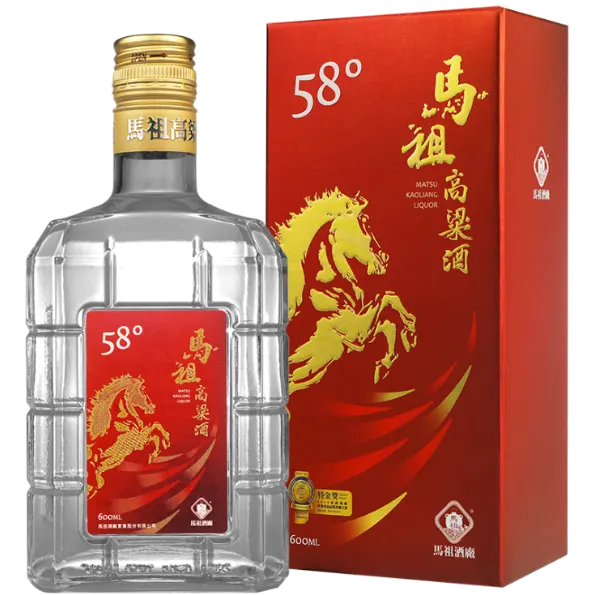 馬祖酒廠 58度高粱酒(紅)