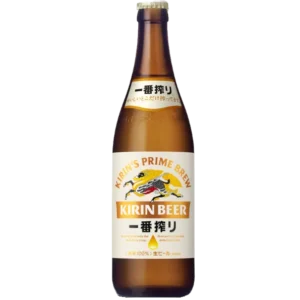 麒麟 一番搾啤酒玻璃瓶 500ML(12入)